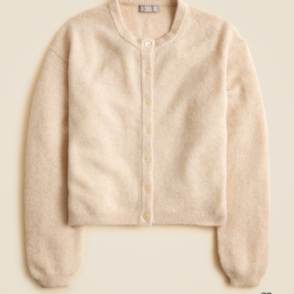 JCREW SUPER SOFT BUBBLE HEM CARDIGAN - Picture 1 of 7